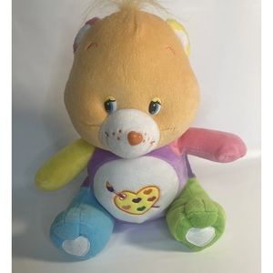 Care Bears Work Of Heart Bear Plush Stuffed Animal Seated Nanco